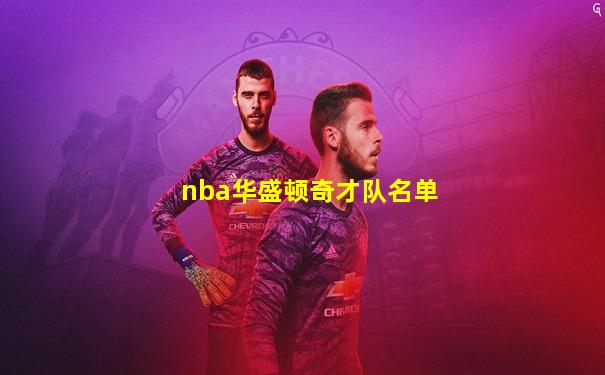 nba华盛顿奇才队名单