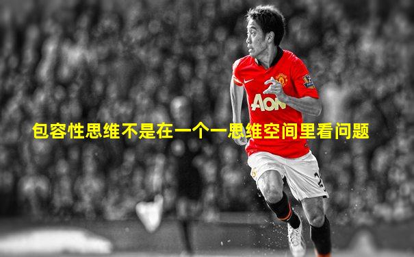 包容性思维不是在一个一思维空间里看问题