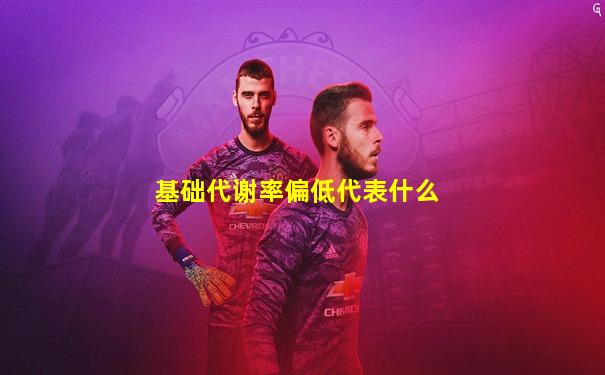 基础代谢率偏低代表什么