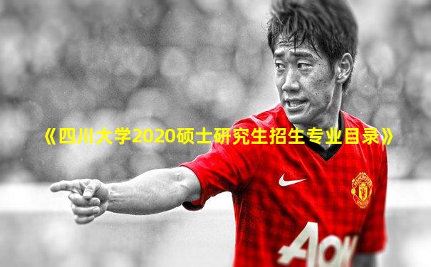 《四川大学2020硕士研究生招生专业目录》