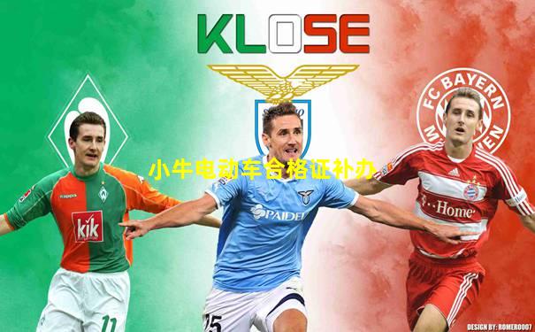 小牛电动车合格证补办